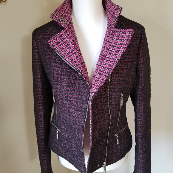 W by Worth Jackets & Blazers - WORTH Tweed Moto Jacket NWT